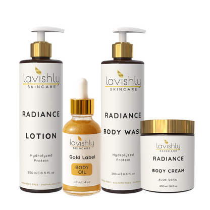 LAVISHLY SKINCARE ULTIMATE RADIANCE BODY SET