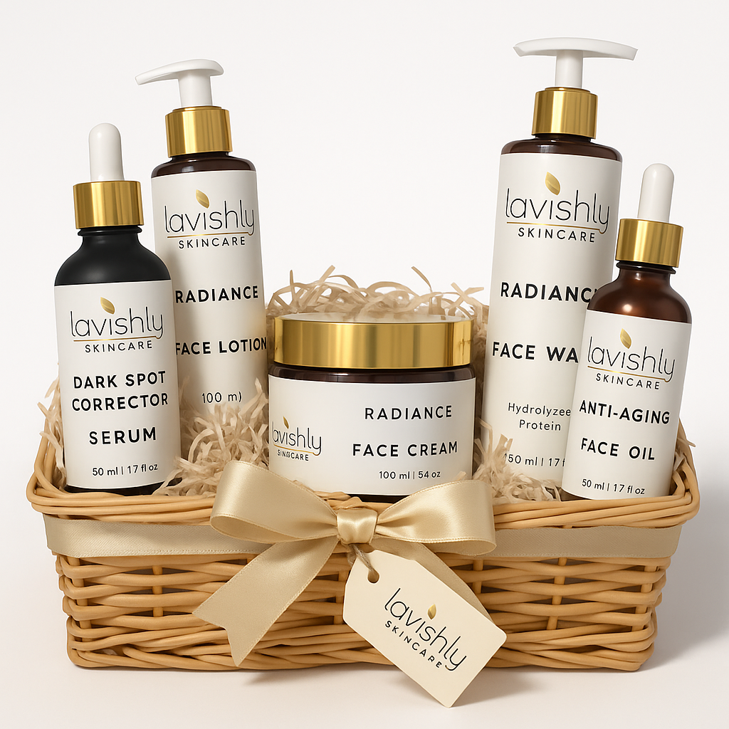 LAVISHLY SKINCARE ULTIMATE RADIANCE FACIAL ROUTINE SET