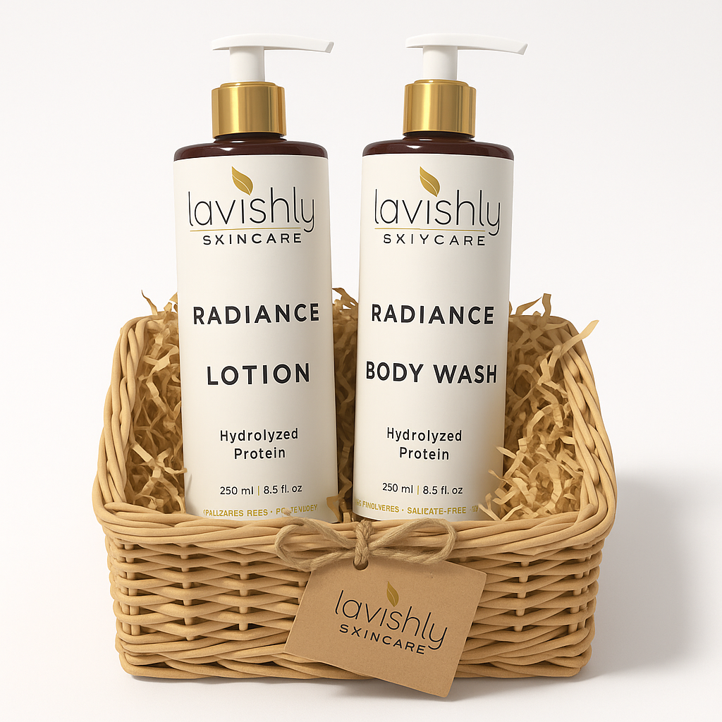 RADIANCE BODY WASH & LOTION SET – Lavishly SkinCare